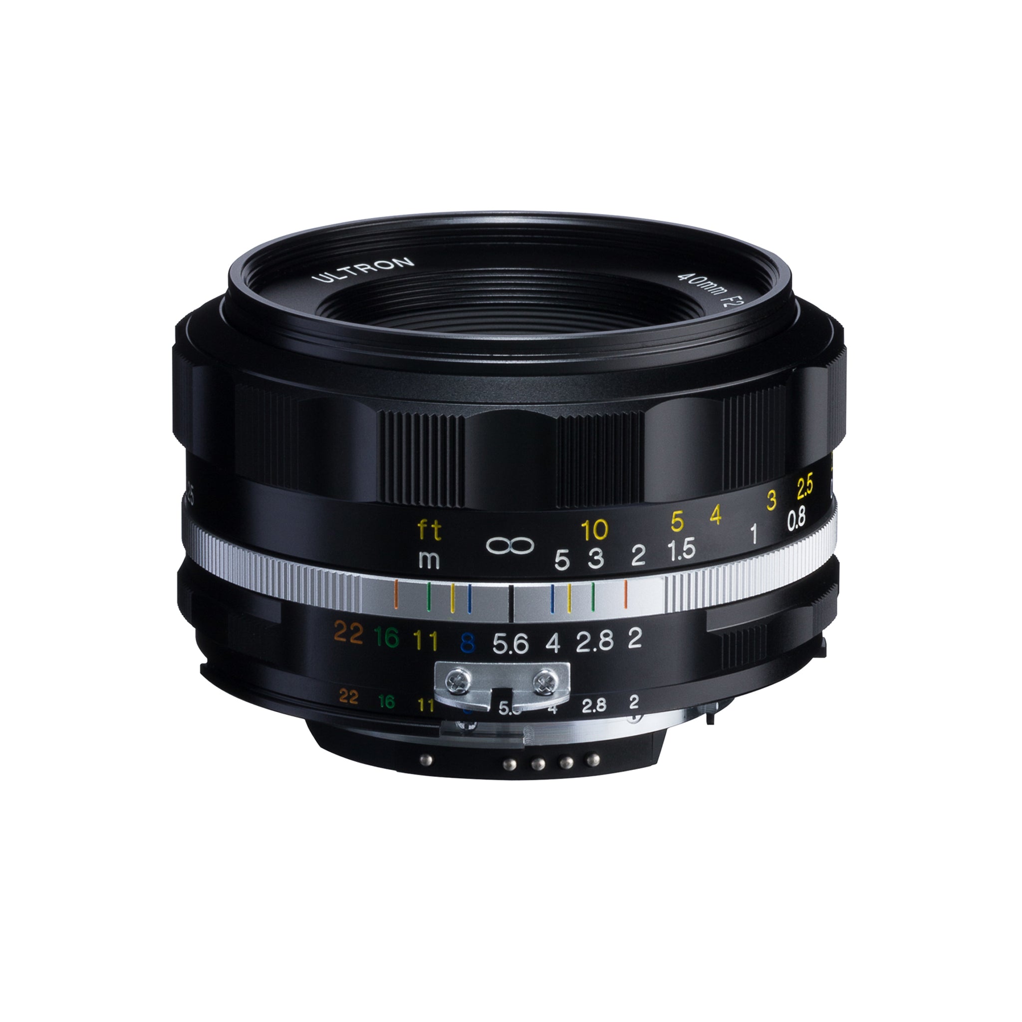 Voigtlander 40mm f2 SL II-S Ultron Nikon Fit Black Lens