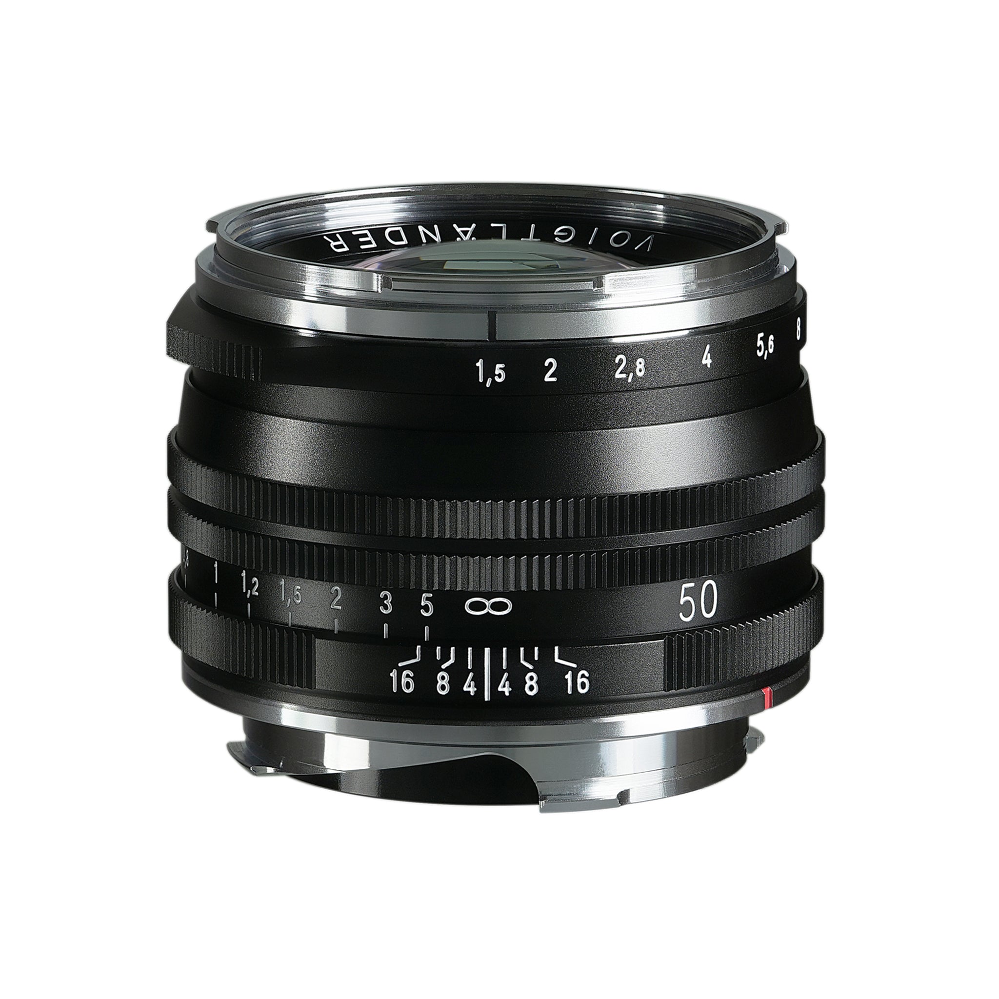 Objectif Voigtlander 50mm f1.5 II VM ASPH Vintage Line Nokton Noir MC