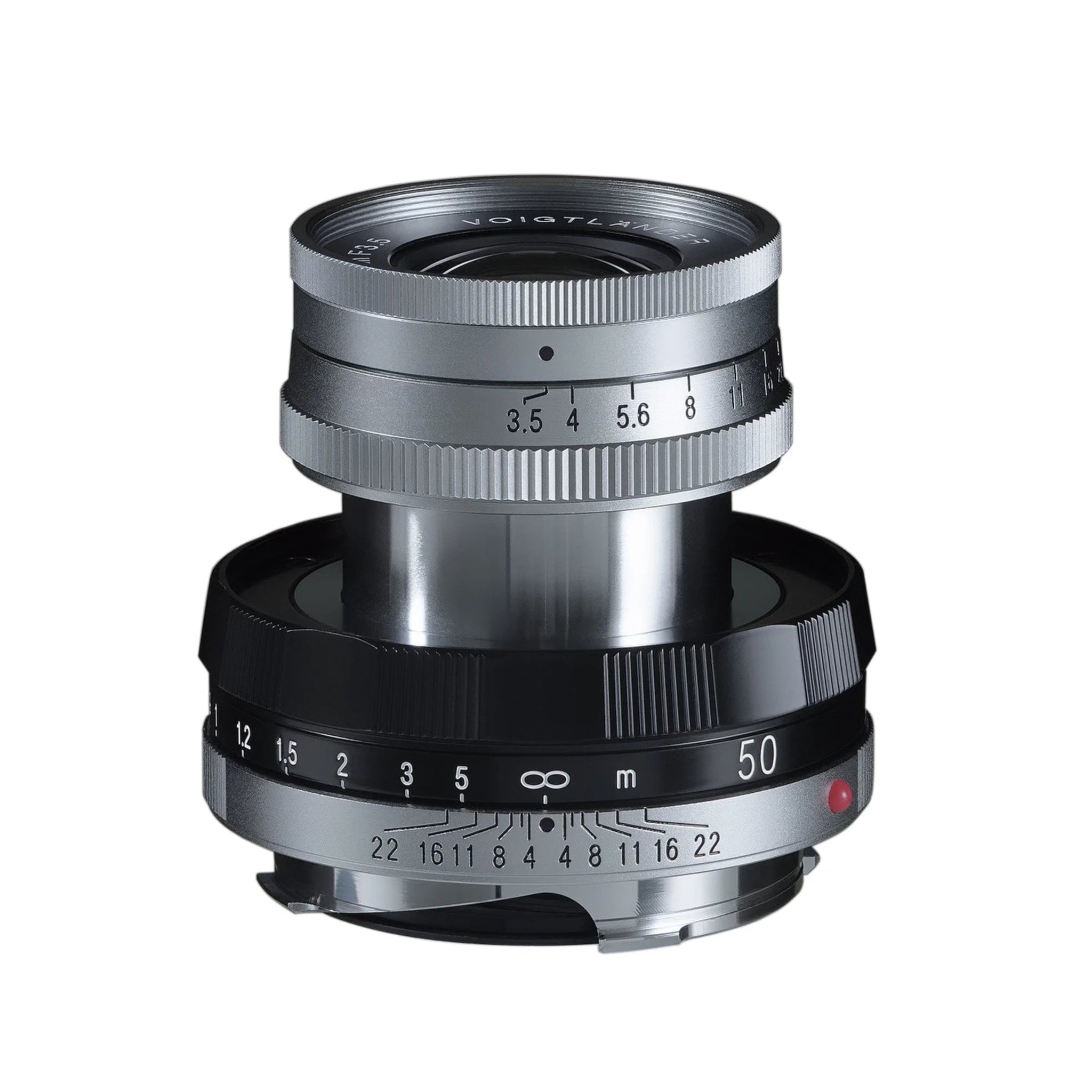 Voigtlander 50mm f3.5 APO-LANTHAR VM Type I Black Paint & Chrome Lens