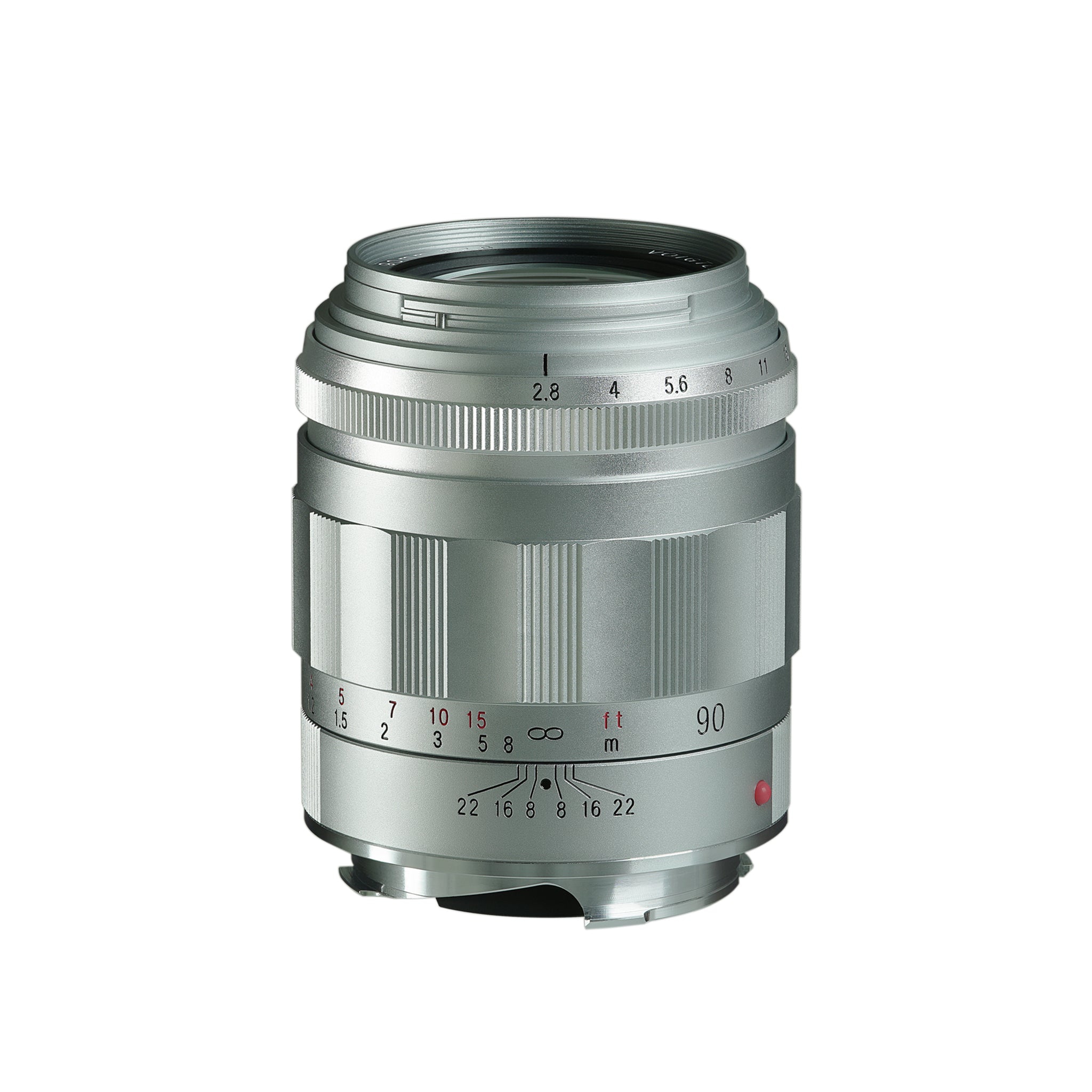 Voigtlander 90mm f2.8 VM Apo-Skopar Silver Lens