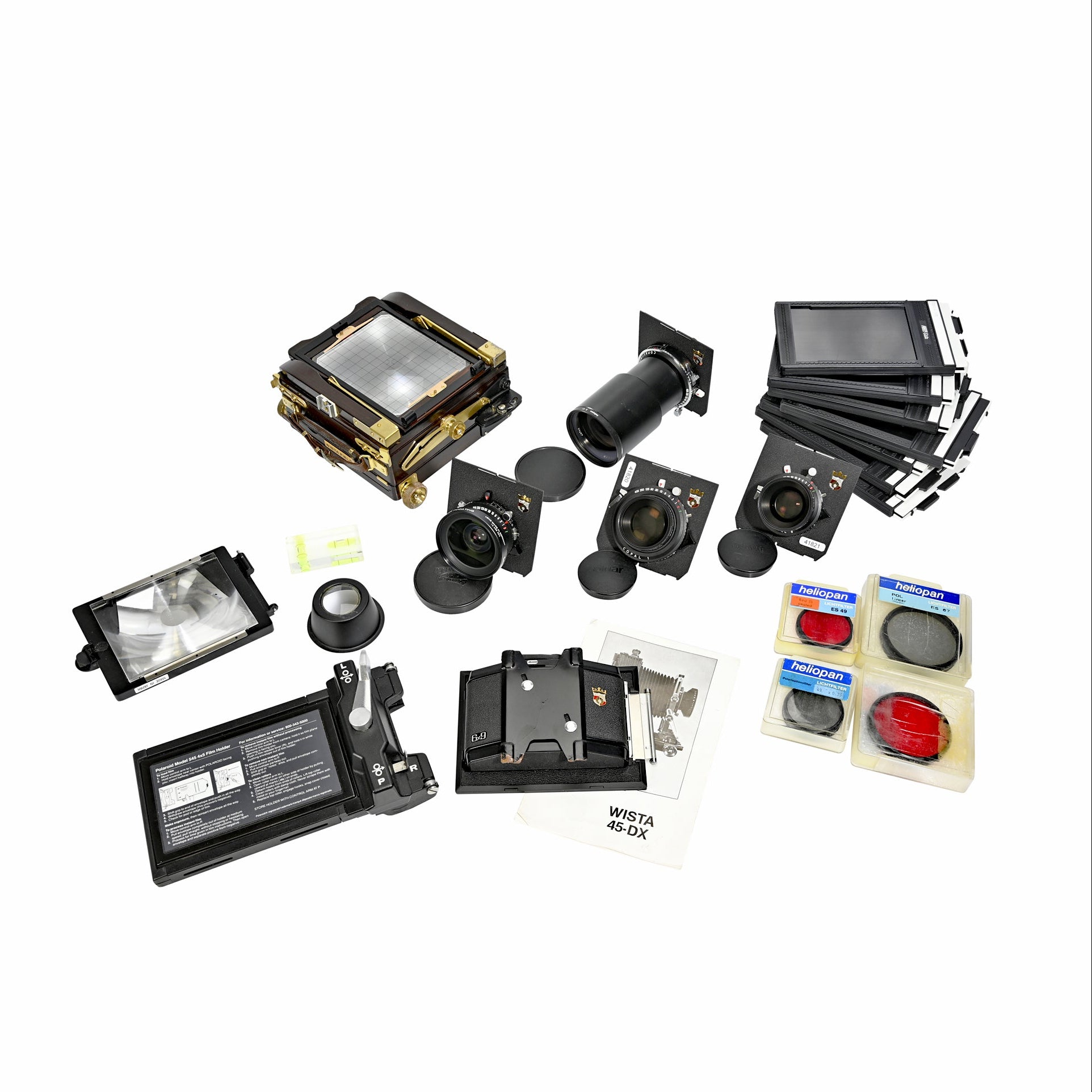 Pre-Owned Wista 45DX 5x4 Large Format Camera Kit inc. 4x Large Format Lenses & Accessories