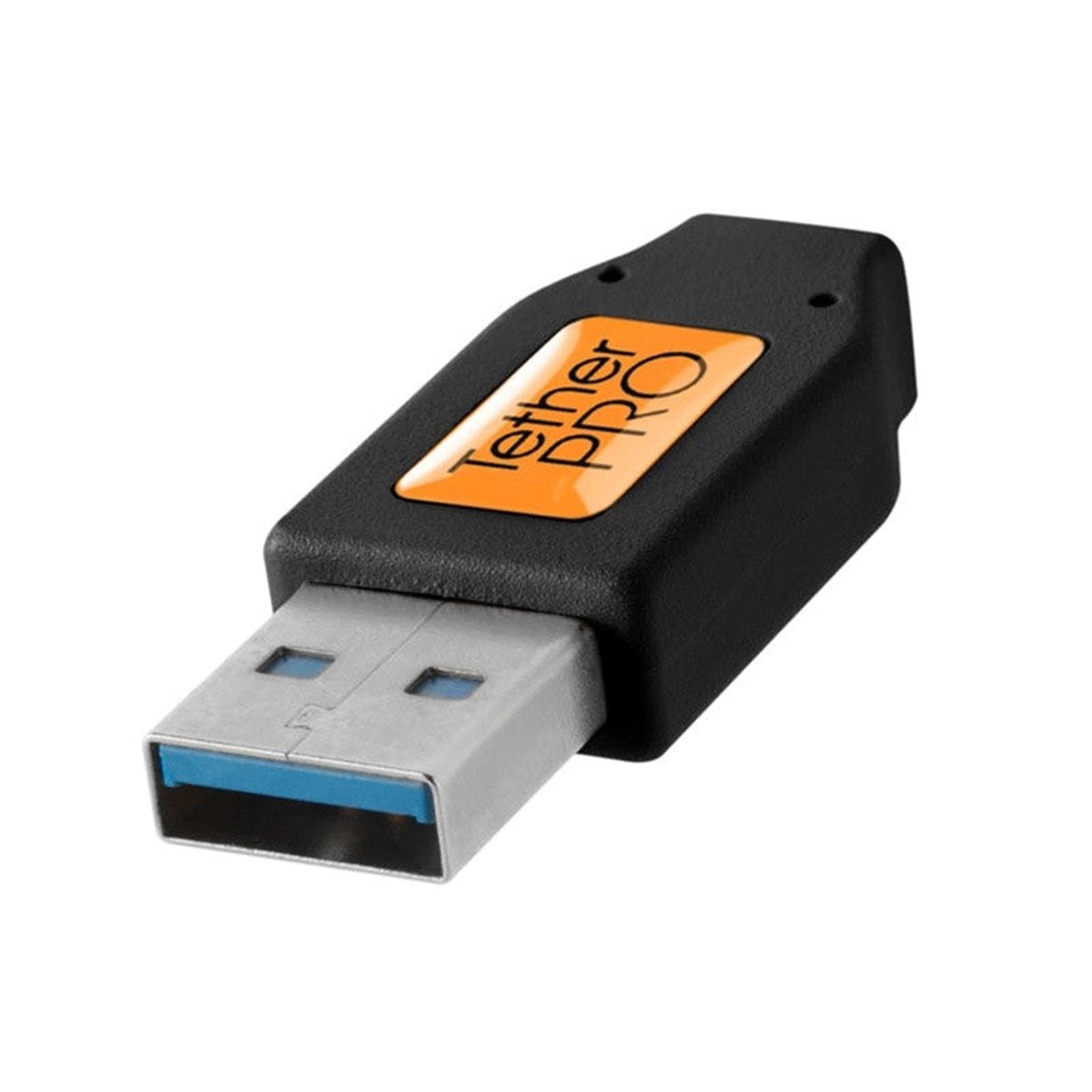 TetherTools CUC3215-BLK TetherPro USB 3.0 to USB-C, 15' (4.6m) Black Cable