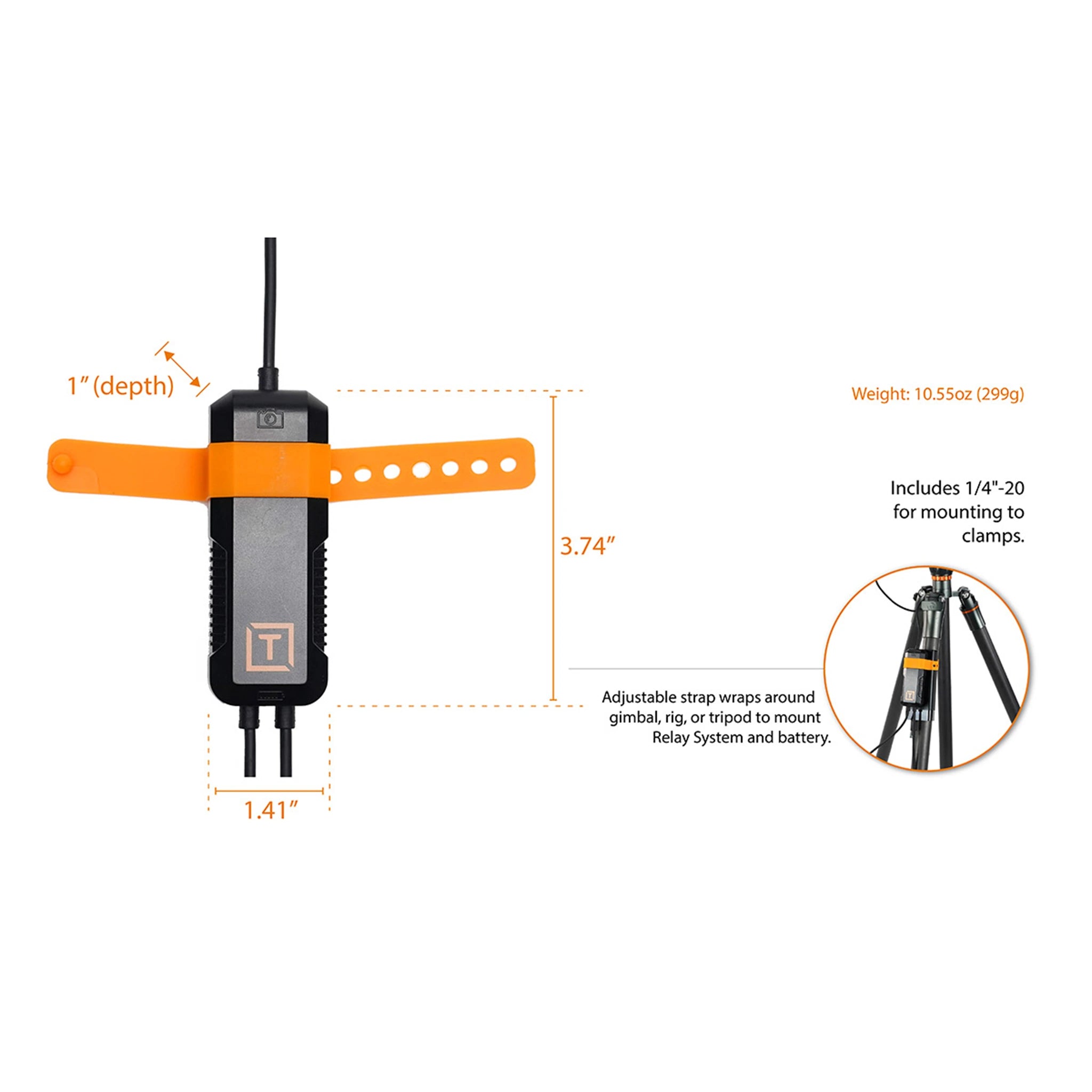 Système d'alimentation de caméra TetherTools ONsite Relay C