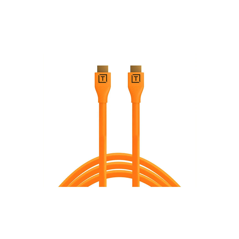 Tether Tools TetherPro HDMI 2.0 to HDMI 2.0, 15' (4.6m), Orange