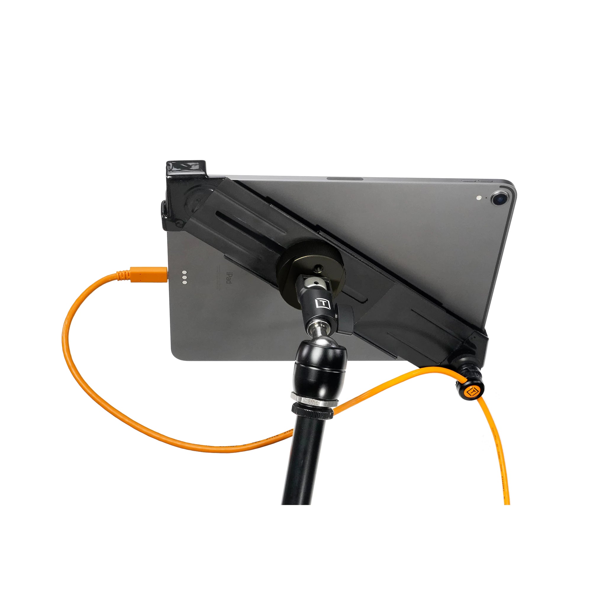 Abrazadera para iPad TetherTools AeroTab ATL con soporte + adaptador para bebé (GRANDE)