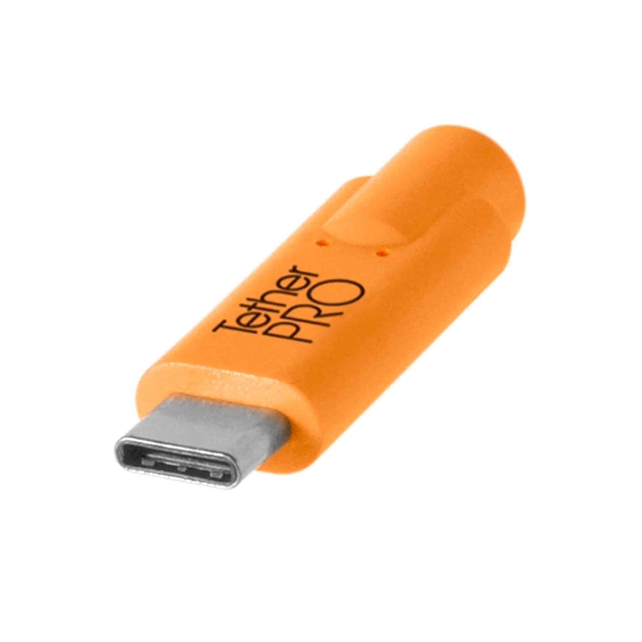 Tether Tools Kit de câbles orange haute visibilité TetherPro USB-C vers USB-C 31' (3 m)