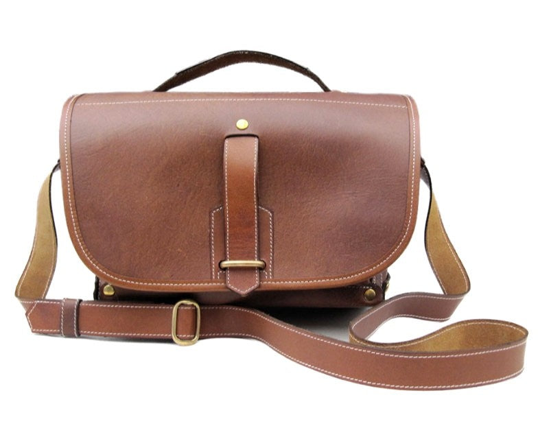 Fogg Satchmo Satchel Havana Leather