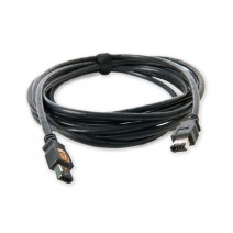 Tether Tools-TetherTools FW44BLK TetherPro FireWire 400 6 Pin to 6 Pin 15' (4.6m) Cable