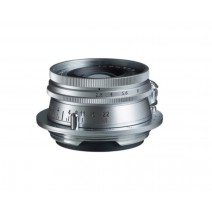 Voigtländer-Voigtlander 40mm f2.8 Heliar Aspherical L39 Screw Fit Lens Silver