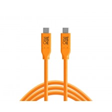 Tether Tools-TetherTools CUC06-ORG TetherPro USB-C to USB-C, 6' (1.8m) Orange Cable