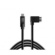 Tether Tools-TetherTools CUC33R15-BLK TetherPro USB-C to 3.0 Micro-B Right Angle, 15' (4.6m) Black Cable