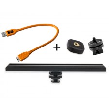 Tether Tools-TetherTools RS317ORGKT CamRanger Camera Mounting Kit w/ USB 3.0 Mini-B 5 Pin 1' (30cm) Orange