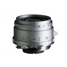 Voigtländer-Voigtlander 50mm f2.2 Color-Skopar VM Lens Silver